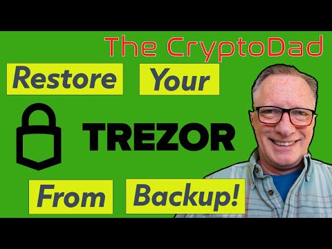 How to Restore a Trezor Hardware Wallet from Your 12/24 Word Backup Phrase