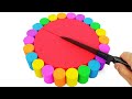 Satisfying Video l How To Make Rainbow Cake with Mad Mattr &amp; Candy Cutting ASMR l HiBom ASMR