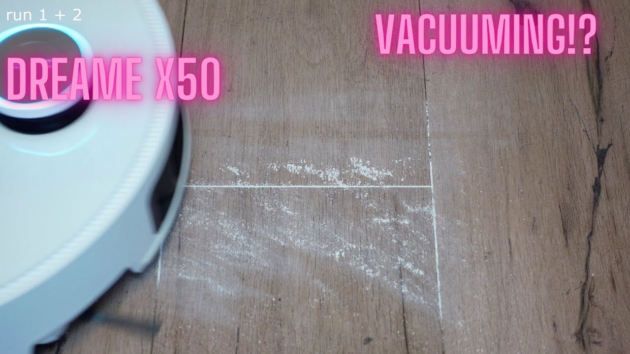 Watch Dreame X50 Dreame L50 - cleaning performance test on YouTube