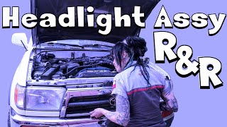 How to Remove & Replace a Headlight Assembly: 3rd Gen Toyota 4Runner