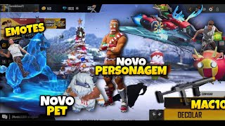 SERVIDOR AVANÇADO LIBERADO! NOVA ATUALIZAÇÃO DO FREE FIRE, MODO AKIMBO, EMOTES, PET, PERSONAGEM +