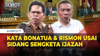 [FULL] Bonatua Silalahi & Rismon Usai Sidang Sengketa Informasi Ijazah Jokowi Bersama KPU di KIP