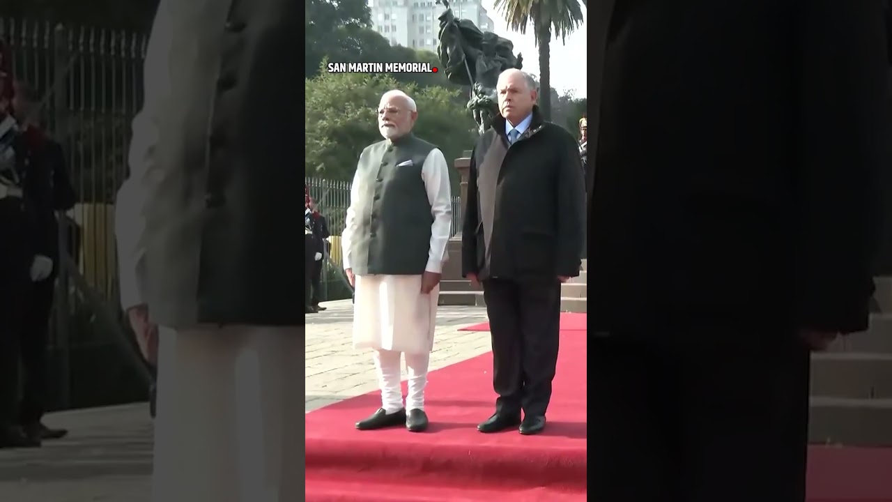 PM Modi Pays Tribute at San Martín Memorial | Honours Argentina’s National Heroes