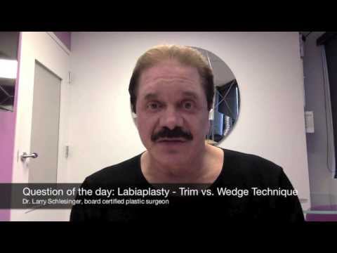 Labiaplasty Trim vs. Wedge Technique - Dr. Schlesinger, Hawaii (Vaginal Rejuvenation)