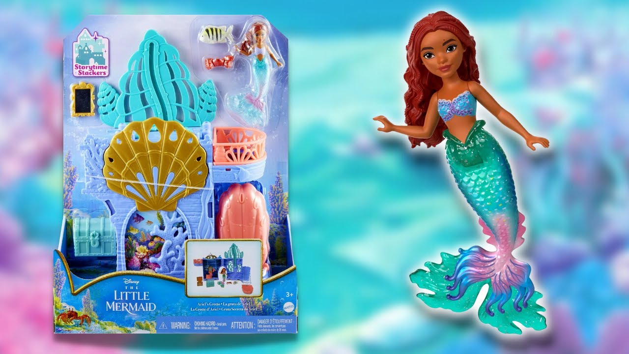 🧜🏽‍♀️UNBOXING🧜🏽‍♀️Ariel's Grotto Play Set - The Little Mermaid 2023 ...