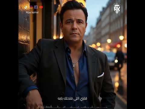 قلبي اللي فتحلك بابه داب و إحتار ليل و نهار و الناس و الدنيا ملامه علمناك محمد فؤاد حيران