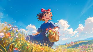 เพลงเปียโนผสมที่ดีที่สุดของ Ghibli 🌻 เรียน ทำงาน นอนหลับ และผ่อนคลาย