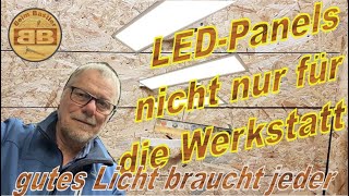 📣Vorstellung Vevor LED Deckenleuchte | Gruppieren der Panel ganz einfach| Test mit dem Stromzähler