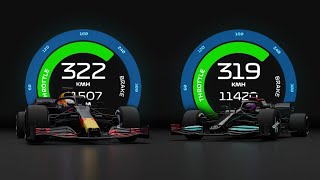 Kabelbane Investere dele Mercedes 1000HP vs Red Bull-Honda 1000HP | 200-320 km/h in 11 Seconds | F1  2021 Emilia Romagna GP - YouTube