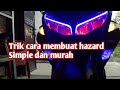 Cara membuat lampu hazard yamaha aerox 155 dan pasang tombol lampu utama