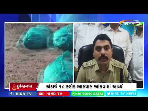 સુરેન્દ્રનગર બે ખેતરોમાં લીલા ગાંજાના વાવેતરનો પર્દાફાશ