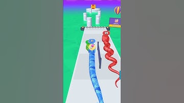 Snake Run Race Level - 12 #shorts #games #funn