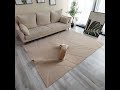 Beige Washable Rug for Modern Homes | Easy-Clean, Stylish & Pet-Friendly