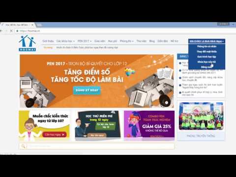 Video Hướng dẫn đăng nhập trên Hocmai.vn - youtube