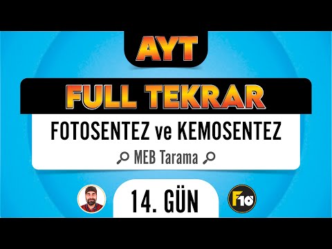 MEB Biyoloji Kitabı Fotosentez ve Kemosentez Taraması F10 Full Tekrar Kampı