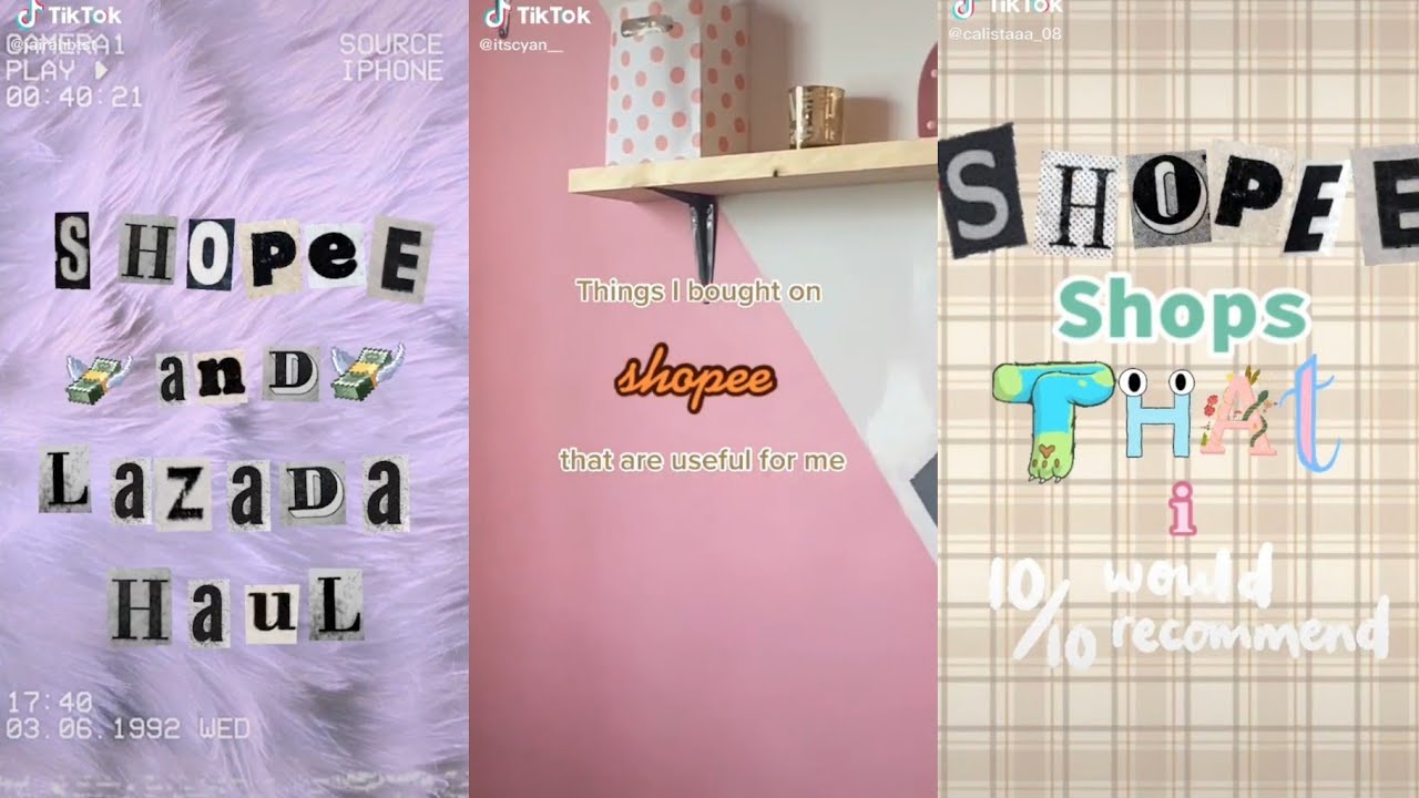 ✨shopee ph haul tiktok compilation✨