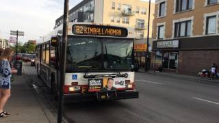 CTA D40LF New Flyer Route 82 Kimball/Homan