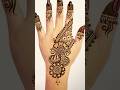 Easy Arabic mehndi design #mehndi #viralvideo #shortvideo #henna #mehndidesign