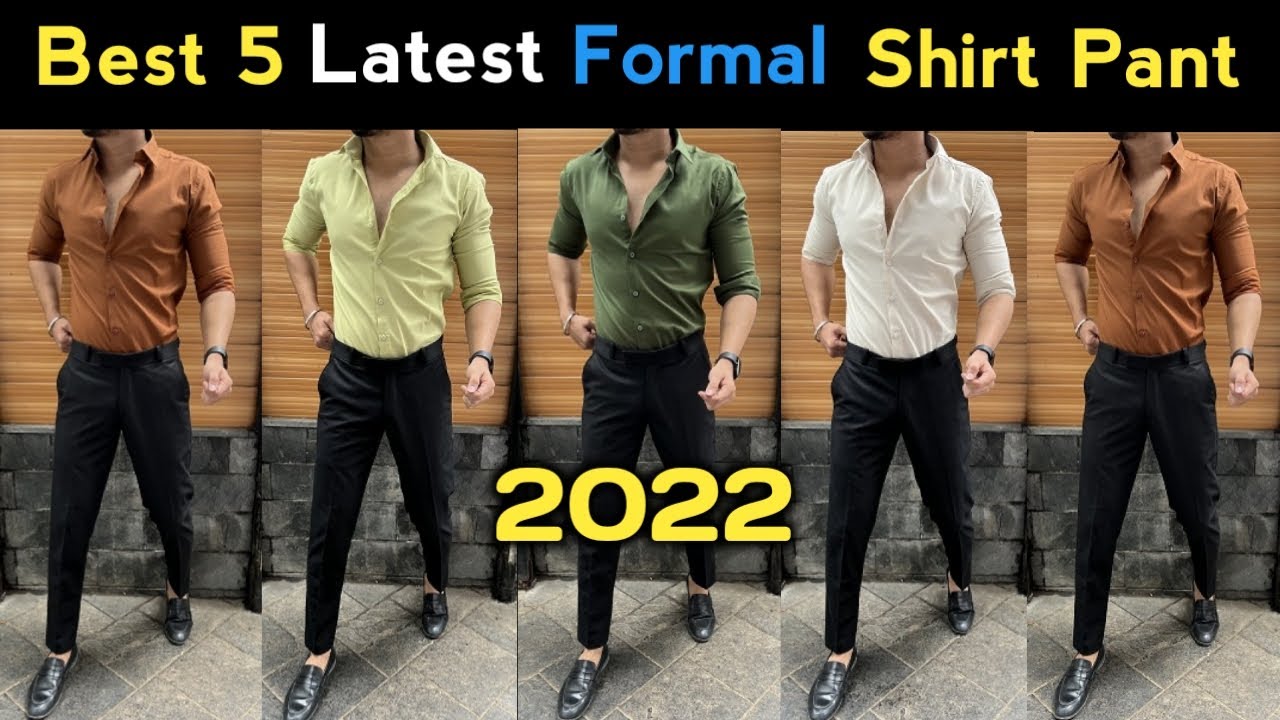 Best 5 Latest Formal Shirt Pant For Men🔥 Latest Formal 2022 Office