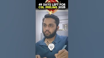 Last 49 days of CGL 2025🎯 | #shortsfeed #ssc #ssccgl #studymotivation #ssccgl2025 #motivation #cgl