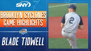 Blade Tidwell tosses seven scoreless innings, K's six in Brooklyn win | SNY