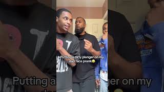 Dirty toilet plunger prank.#prank #funny #fyp #funnyvideo #usa🇺🇸