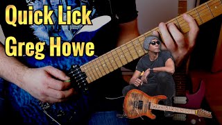 Quick Tip: Greg Howe Style Arpeggio Lick with tab - Chris Brooks