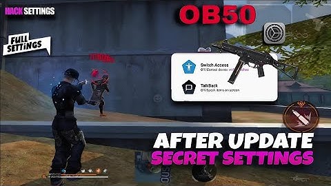 Switch Access & TalkBack Premium Settings Free Fire || 0% Recoil 99% Headshots || Brazil Settings ⚙️
