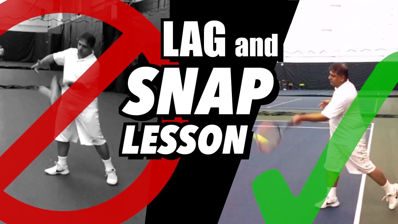 How to Lag and Snap for Easy Forehand POWER - Tennis Lesson
