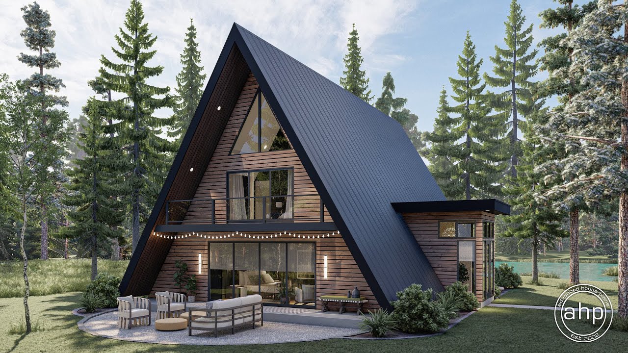 Modern A-Frame Cabin Plan | Spearfish