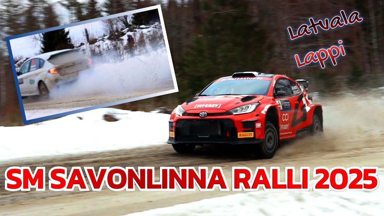 SM Savonlinna ralli 2025 (ACTION, Latvala, Lappi, Kauppinen)