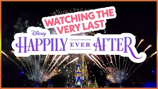 Watching The VERY LAST Happily Ever After at Magic Kingdom!