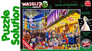 Wasgij Jigsaw Puzzle Solution - Christmas 20 Spirits of Christmas!