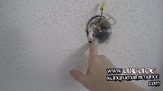 How To Replace Loose Wobbling Ceiling Fan Wiring Junction Box Repair How To Replace Loose Wobbling Ceiling Fan Wiring Junction Box Repair