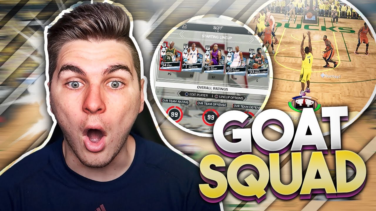 NBA 2K17 MyTEAM THE GOAT SQUAD IS NOW INVINCIBLE! CRAZY ADDITIONS!