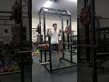 High Bar Squat | 75 kg x 8 reps @58.5 kg bw