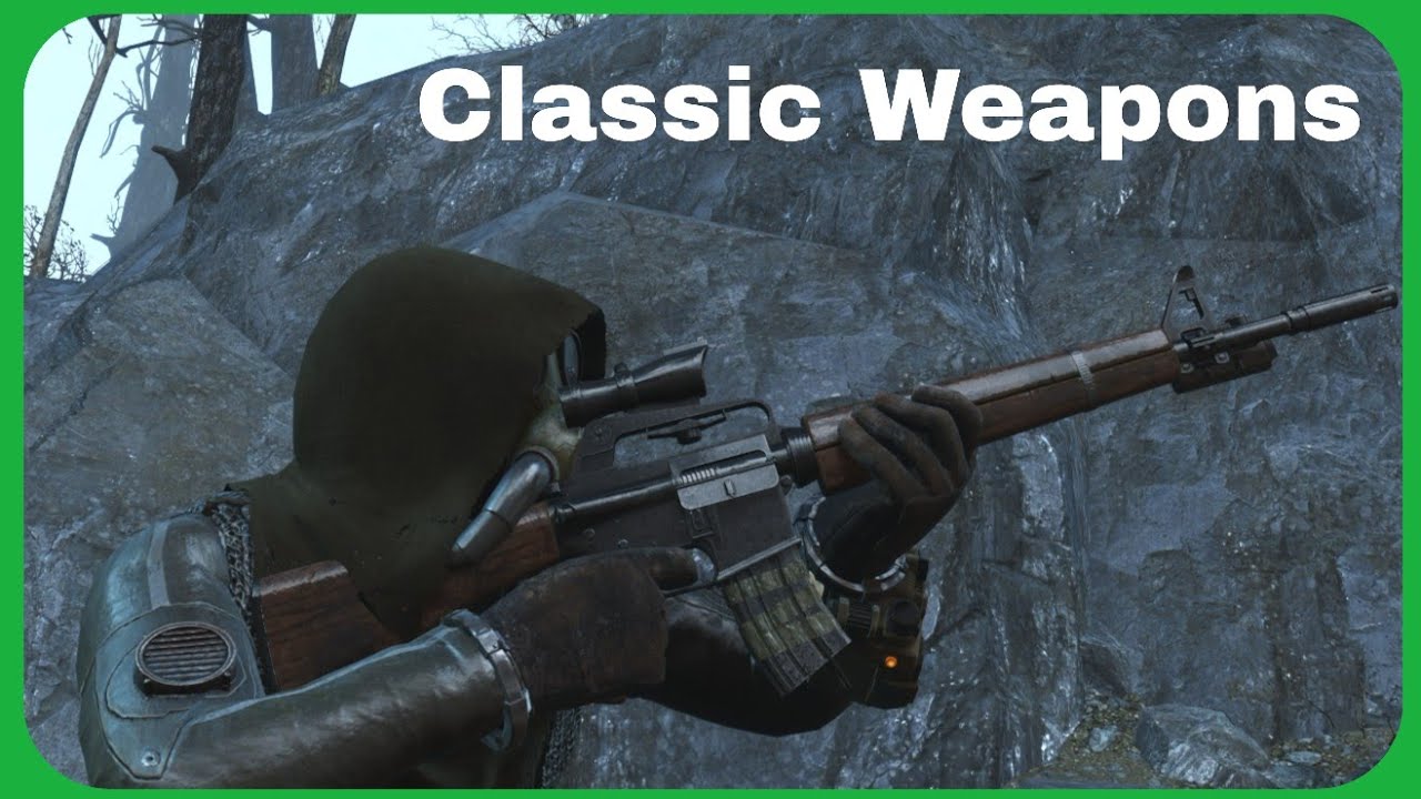 Fallout 4 Service Rifle And Assault Carbine New Vegas Classics Review ...