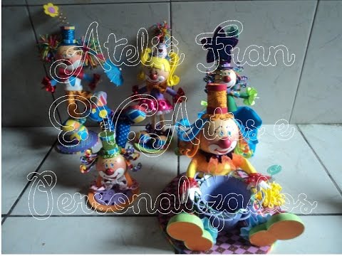 Franfuchos Palhaços (Ateliê Fran E.V.Artes) - YouTube