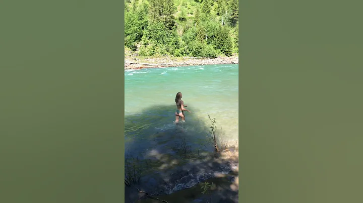 Nature Swim | Glacier National Park #shorts #short
