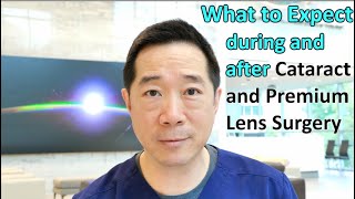 What to expect DURING and AFTER your cataract and premium lens replacement surgery -2022