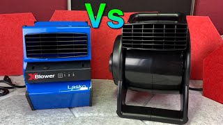 High Velocity Fans Comparison - Lasko High Velocity X-Blower Fan Vs Lasko Pro Pivoting Fan