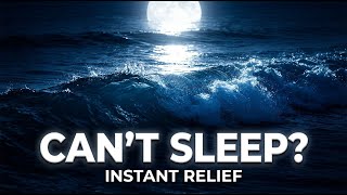 Dark Beach at Night — Soft Waves for Deep Sleep (No Music • 8 Hours)