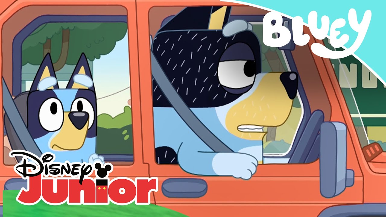 ⁣Bluey: Papá conductor | Disney Junior Oficial