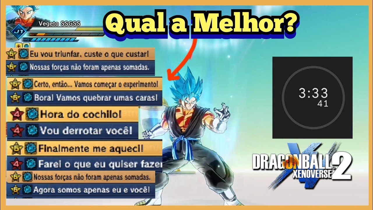 Melhores Almas Z Para Usar com Super Sayajin Blue /Comparação + Dicas - Dragon Ball XenoVerse 2