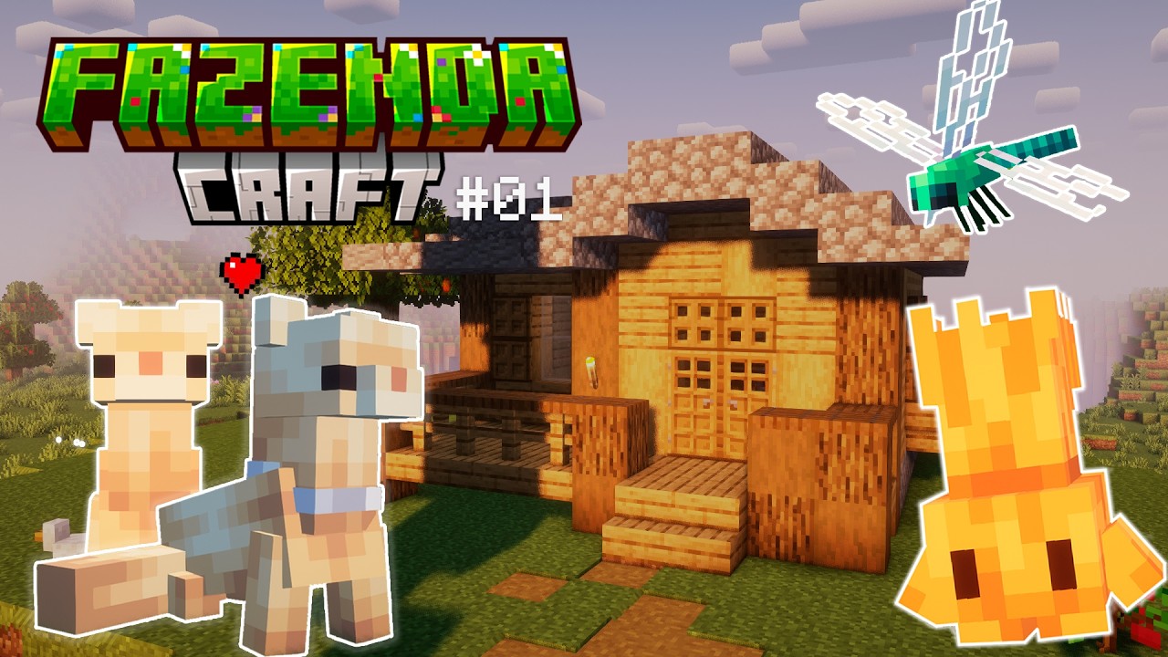 EM BUSCA DA FAZENDA PERFEITA - Minecraft FazendaCraft