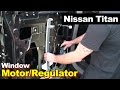 2004 Nissan Titan Rear Left Window Motor / Regulator