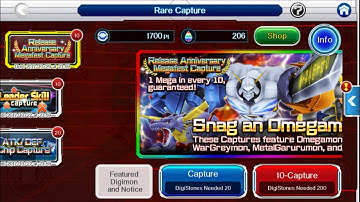 Digimon links (getting a mega 10 captures)