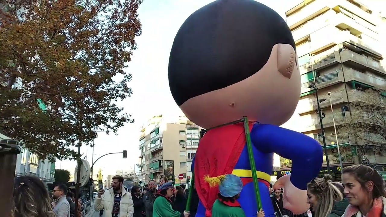 🎬 🌲 CABALGATA DE PAPA NOEL 🌲✨ GRANADA 2023 ✨️ #papanoel #cabalgata #navidad