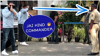 KGF Yash Boss 's Respect for Mumbai Police seen at Pvt Airport in Mumbai | #yash @bollywoodbandook