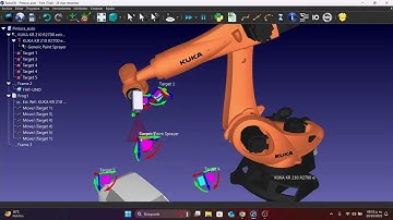 Robot pintor de carrocería en RoboDK